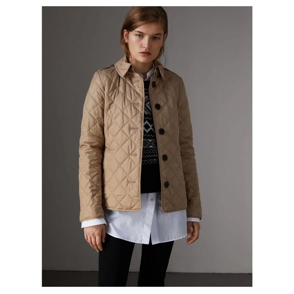 Burberry Frankby Quilted Jacket In Canvas Size M - Picture 3 of 7